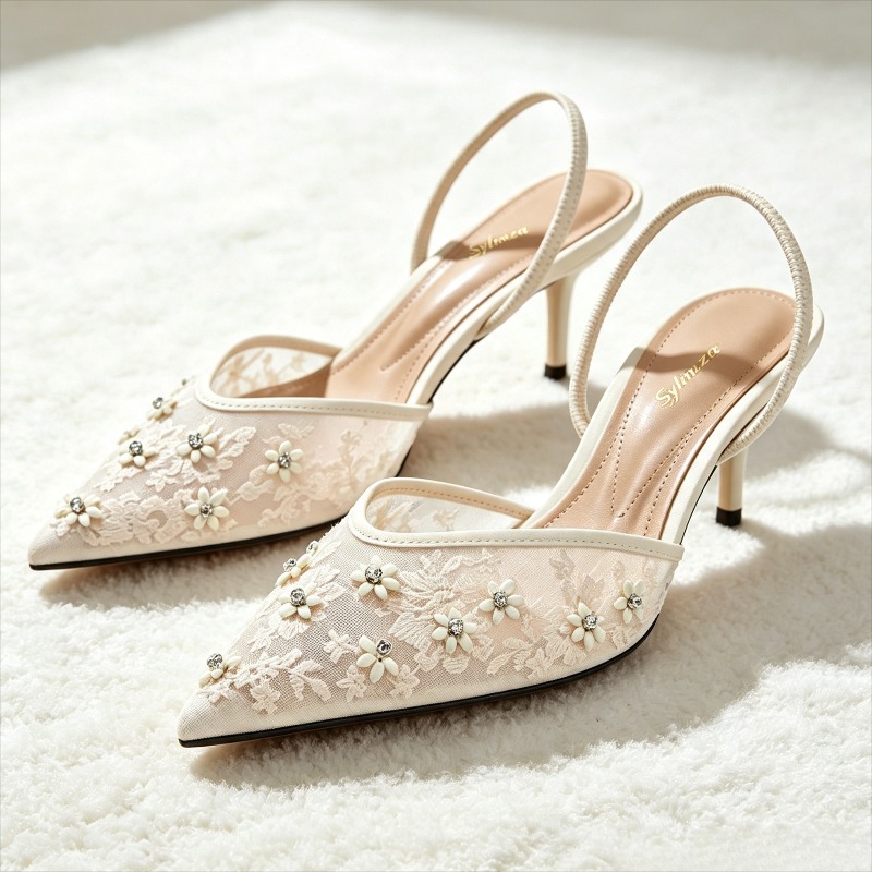 Mule Slip On - Sapatos Femininos de Luxo com Detalhes