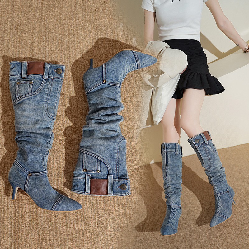 Knee High Boots Women - Botas de cano alto para mulher,
