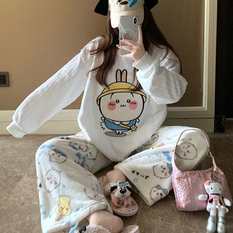 Women Shoes Xxl - Conjunto de pijama de lã com