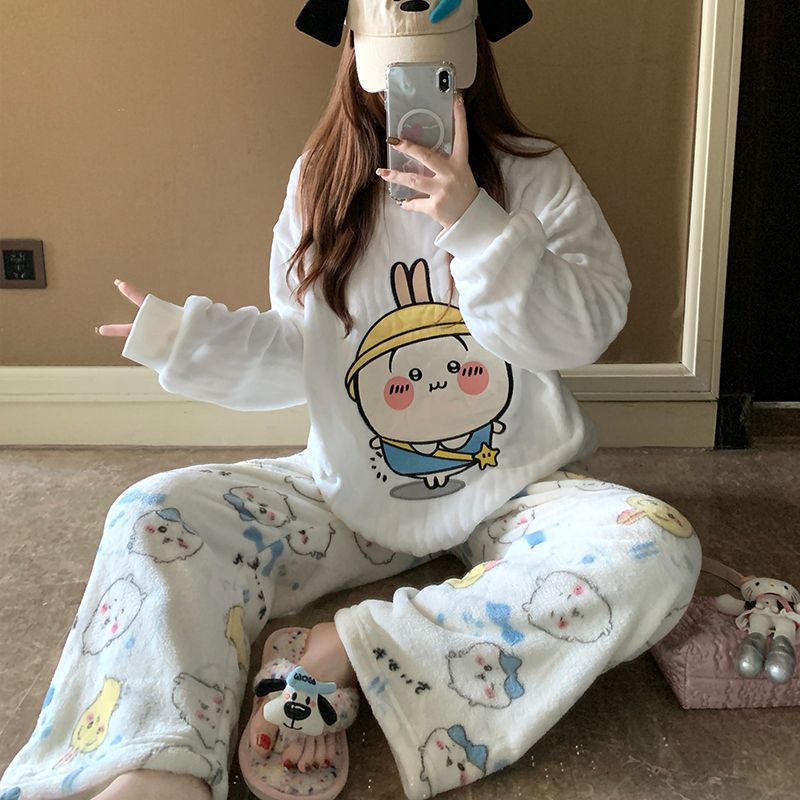 Conjunto de pijama de lã com e - Women Shoes Xxl avaliação e preço