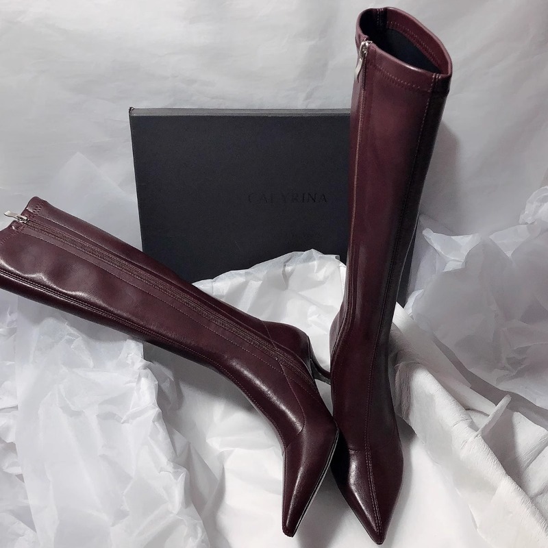 Botas de Salto Alto Femininas  - Knee High Boots Women avaliação e preço