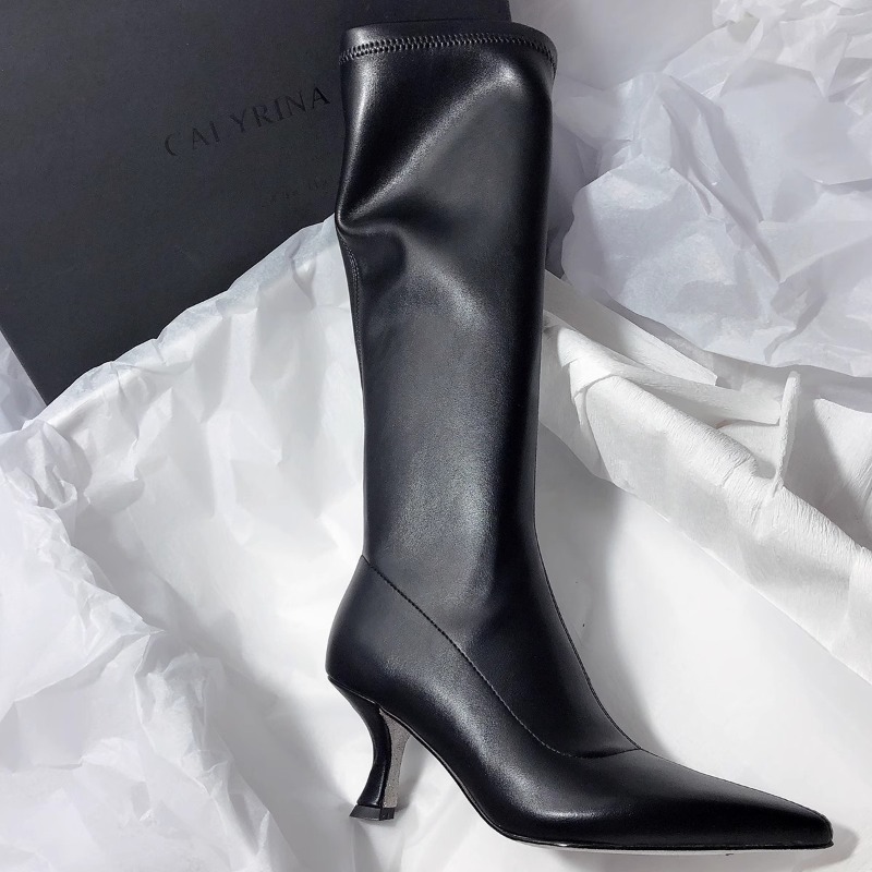 Botas de Salto Alto Femininas  - Knee High Boots Women avaliação e preço