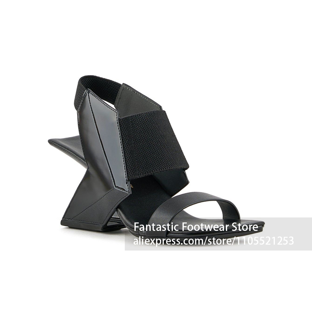 Sandálias de Salto Assimétrico - Women'S Shoes Quality avaliação e preço
