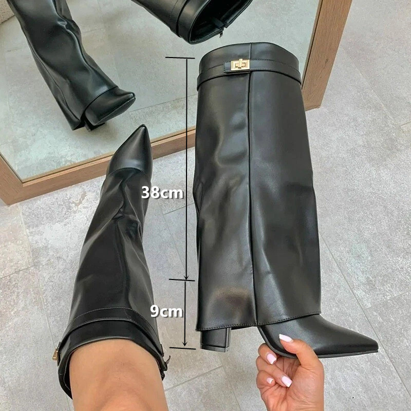 Botas femininas de cano alto,  - Knee High Boots Women avaliação e preço
