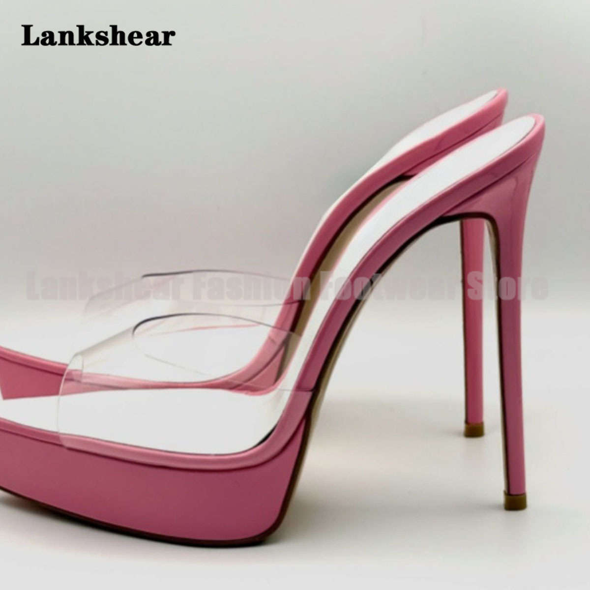 Transparente pvc plataforma mu - Mule Slip On avaliação e preço