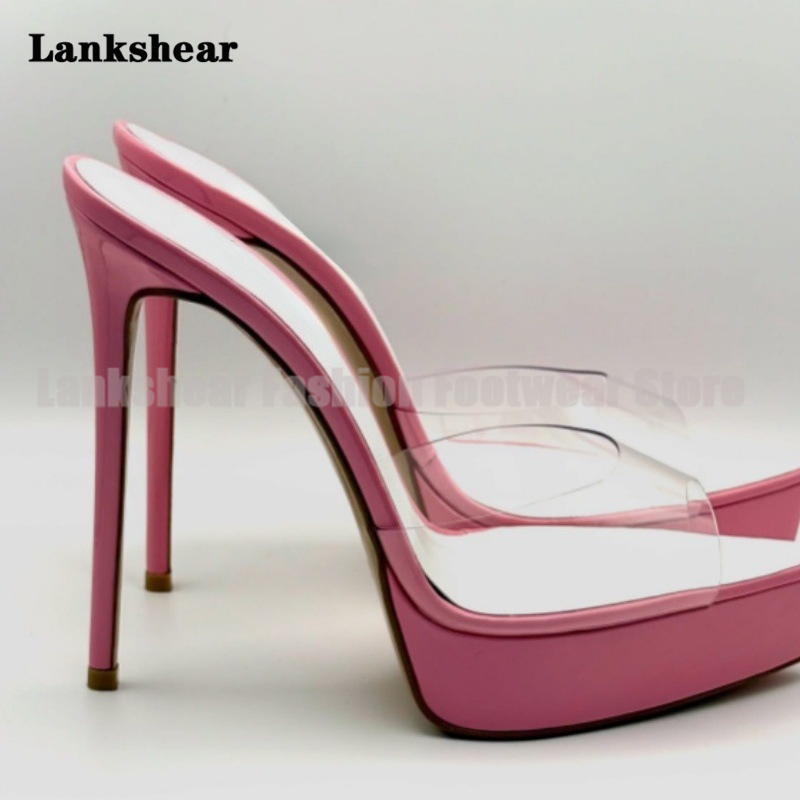 Transparente pvc plataforma mu - Mule Slip On avaliação e preço