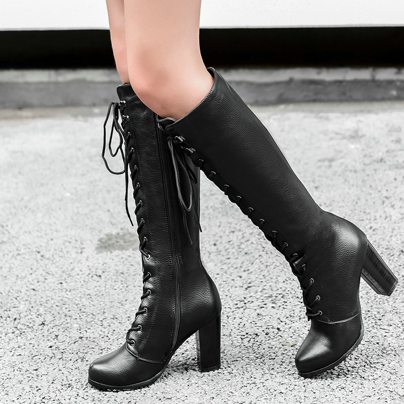 Botas femininas de salto alto  - Sock Boot Women avaliação e preço
